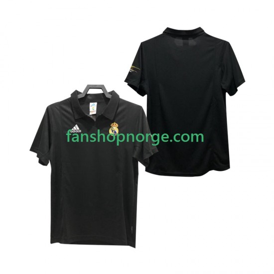 Billige Fotballdrakter Real Madrid 2003 Retro Herre Bortedrakt 2002 Kortermet