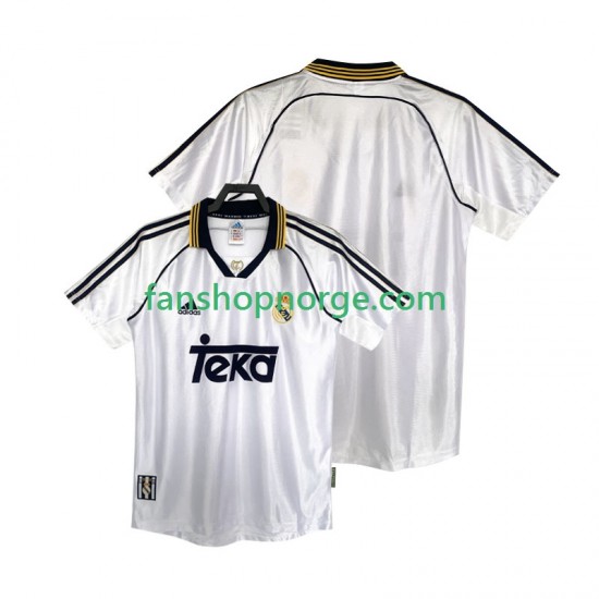 Billige Fotballdrakter Real Madrid 2000 Retro Herre Hjemmedrakt 1998 Kortermet