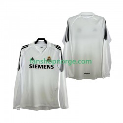 Billige Fotballdrakter Real Madrid 2005 Retro Herre Hjemmedrakt 2006 Langermet