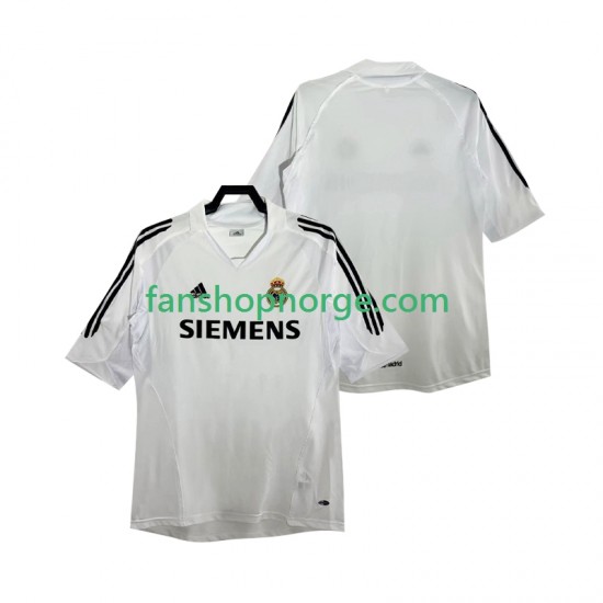 Billige Fotballdrakter Real Madrid 2005 Retro Herre Hjemmedrakt 2006 Kortermet