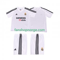 Billige Fotballdrakter Real Madrid 5 Retro Barn Hjemmedrakt 2002 2004 Kortermet