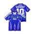 Billige Fotballdrakter Real Madrid SEEDORF 10 1996 1997 Retro Herre Bortedrakt Kortermet