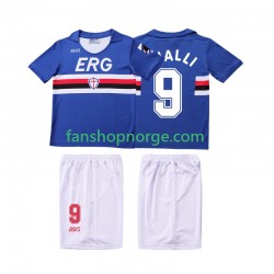 Billige Fotballdrakter Sampdoria VIALLI 9 1990 1991 Retro Barn Hjemmedrakt Kortermet