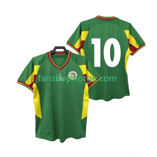 Billige Fotballdrakter Senegal 10 Retro Herre Bortedrakt 2002 Kortermet