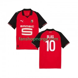 Billige Fotballdrakter Stade Rennais Ludovic Blas 10 Herre Hjemmedrakt 2025-2026 Kortermet