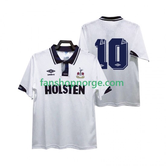 Billige Fotballdrakter Tottenham Hotspur 10 1991 1993 Retro Herre Hjemmedrakt Kortermet