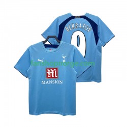 Billige Fotballdrakter Tottenham Hotspur BERBATOV 9 2007 Retro Herre Bortedrakt 2006 Kortermet
