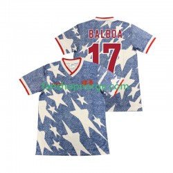 Billige Fotballdrakter USA BALBOA 17 Retro Herre Bortedrakt 1994 Kortermet