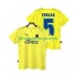 Billige Fotballdrakter Villarreal CF FORLAN 5 2005 Retro Herre Hjemmedrakt 2006 Kortermet