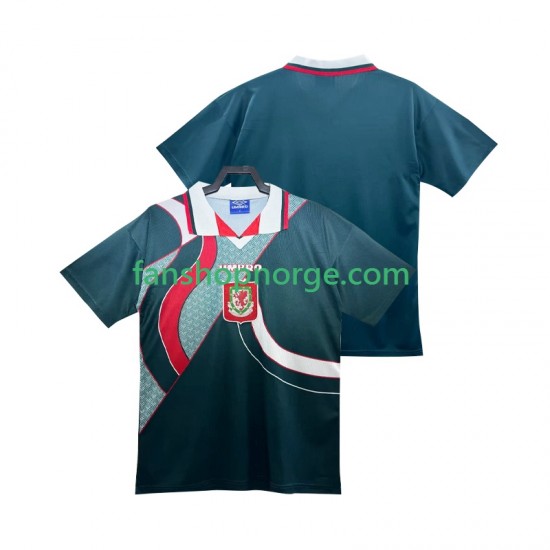 Billige Fotballdrakter Wales 1995 Retro Herre Bortedrakt 1994 Kortermet