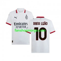 Billige Fotballdrakter AC Milan RAFA LEAO 10 Herre Bortedrakt 2024-2025 Kortermet