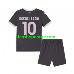 Billige Fotballdrakter AC Milan Rafael Leao 10 Barn Tredjedrakt 2024-2025 Kortermet