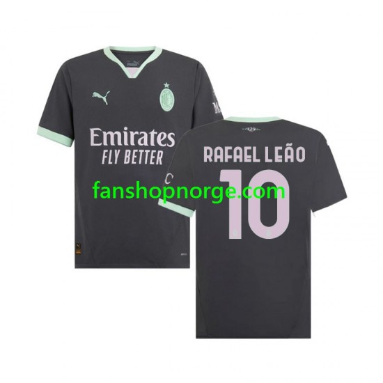 Billige Fotballdrakter AC Milan Rafael Leao 10 Herre Tredjedrakt 2024-2025 Kortermet