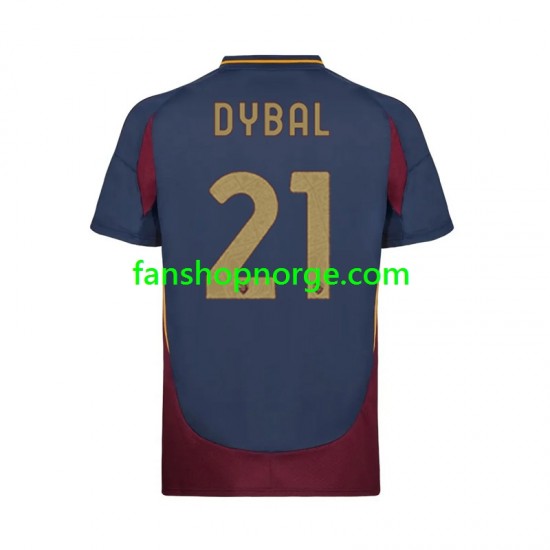 Billige Fotballdrakter Roma Paulo Dybala 21 Herre Tredjedrakt 2024-2025 Kortermet