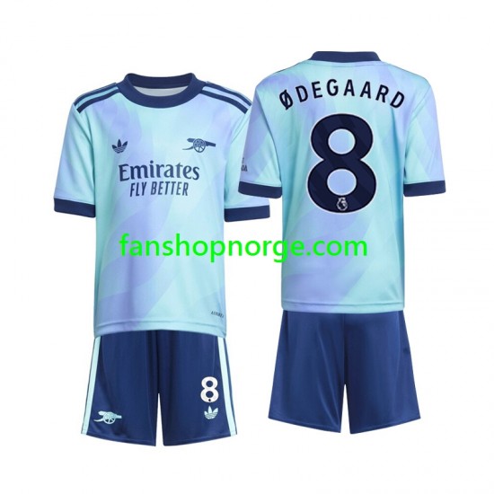 Billige Fotballdrakter Arsenal Odegaard 8 Barn Tredjedrakt 2024-2025 Kortermet