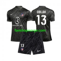 Billige Fotballdrakter Atlético Madrid Jan Oblak 13 Keeper Barn Hjemmedrakt 2024-2025 Kortermet