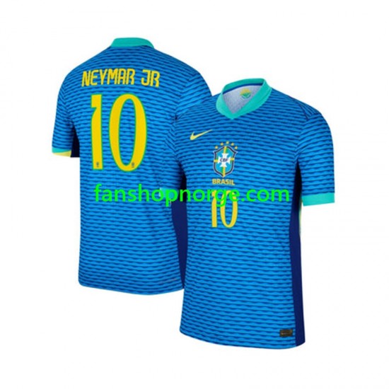 Billige Fotballdrakter Brasil Neymar JR 10 Herre Bortedrakt 2024 Kortermet