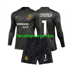Billige Fotballdrakter Inter Milan Yann Sommer 1 Keeper Barn Tredjedrakt 2024-2025 Langermet