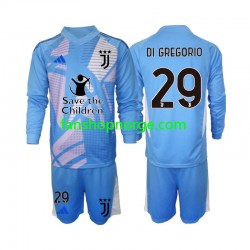 Billige Fotballdrakter Juventus Michele Di Gregorio 29 Keeper Barn Fjerdedrakt 2024-2025 Langermet