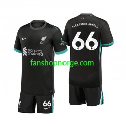 Billige Fotballdrakter Liverpool Alexander-Arnold 66 Barn Bortedrakt 2024-2025 Kortermet