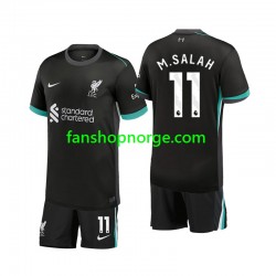 Billige Fotballdrakter Liverpool M.Salah 11 Barn Bortedrakt 2024-2025 Kortermet