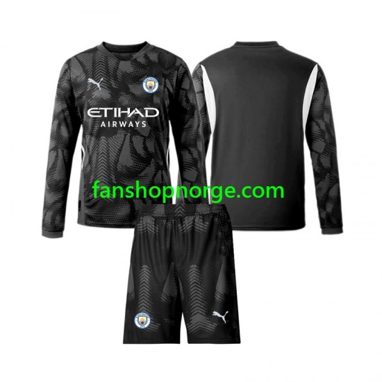 Billige Fotballdrakter Manchester City Keeper Barn Fjerdedrakt 2024-2025 Langermet