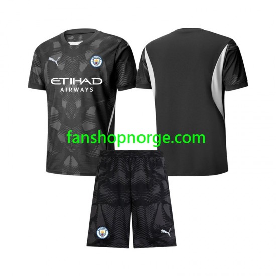 Billige Fotballdrakter Manchester City Keeper Barn Fjerdedrakt 2024-2025 Kortermet