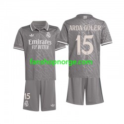 Billige Fotballdrakter Real Madrid Arda Guler 15 Barn Tredjedrakt 2024-2025 Kortermet