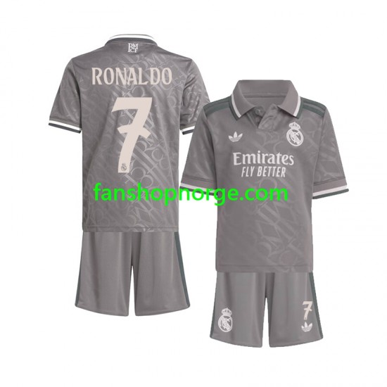 Billige Fotballdrakter Real Madrid Cristiano Ronaldo 7 Barn Tredjedrakt 2024-2025 Kortermet
