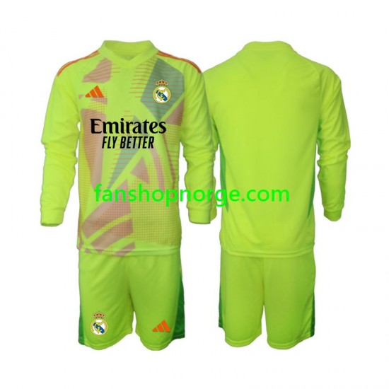 Billige Fotballdrakter Real Madrid Keeper Barn Fjerdedrakt 2024-2025 Langermet