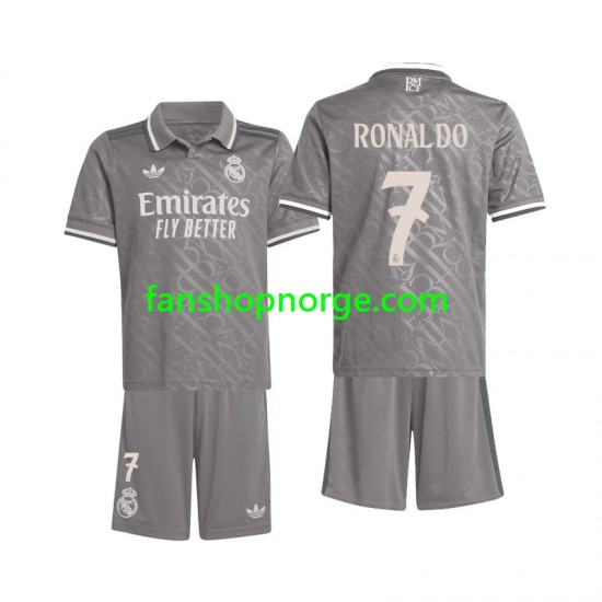 Billige Fotballdrakter Real Madrid Ronaldo 7 Barn Tredjedrakt 2024-2025 Kortermet