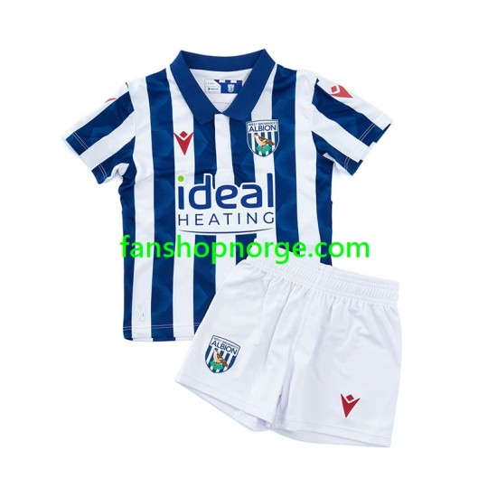 Billige Fotballdrakter West Bromwich Albion Barn Hjemmedrakt 2024-2025 Kortermet
