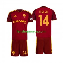 Billige Fotballdrakter Roma Donyell Malen 14 Barn Hjemmedrakt 2026-2027 Kortermet