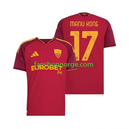Billige Fotballdrakter Roma Manu Kone 17 Herre Hjemmedrakt 2026-2027 Kortermet
