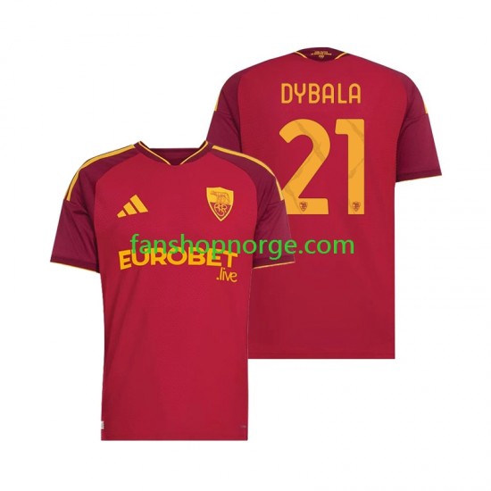 Billige Fotballdrakter Roma Paulo Dybala 21 Herre Hjemmedrakt 2026-2027 Kortermet