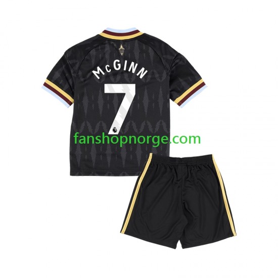 Billige Fotballdrakter Aston Villa John McGinn 7 Barn Bortedrakt 2026-2027 Kortermet