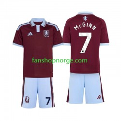 Billige Fotballdrakter Aston Villa John McGinn 7 Barn Hjemmedrakt 2026-2027 Kortermet
