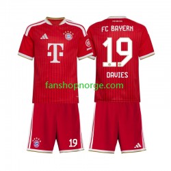 Billige Fotballdrakter FC Bayern München Alphonso Davies 19 Barn Hjemmedrakt 2026-2027 Kortermet