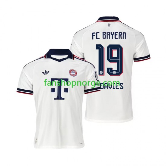 Billige Fotballdrakter FC Bayern München Alphonso Davies 19 Herre Bortedrakt 2026-2027 Kortermet