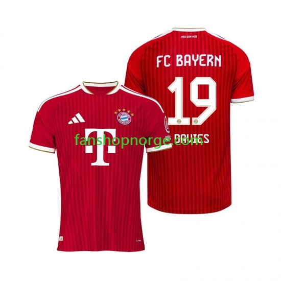 Billige Fotballdrakter FC Bayern München Alphonso Davies 19 Herre Hjemmedrakt 2026-2027 Kortermet