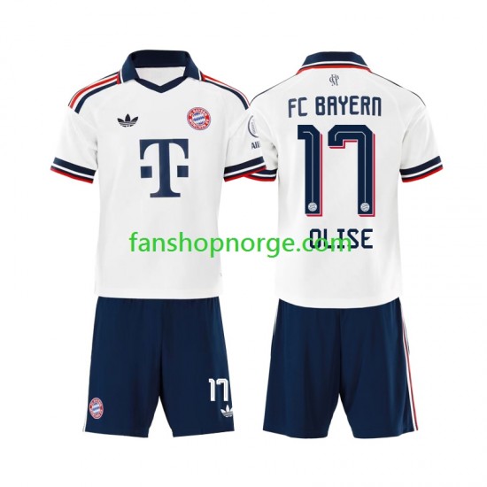 Billige Fotballdrakter FC Bayern München Michael Olise 17 Barn Bortedrakt 2026-2027 Kortermet