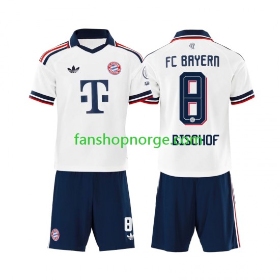 Billige Fotballdrakter FC Bayern München Tom Bischof 8 Barn Bortedrakt 2026-2027 Kortermet