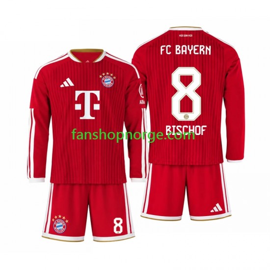Billige Fotballdrakter FC Bayern München Tom Bischof 8 Barn Hjemmedrakt 2026-2027 Langermet