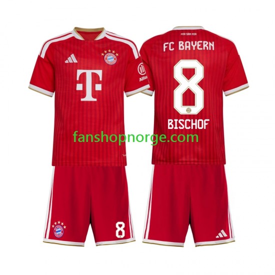 Billige Fotballdrakter FC Bayern München Tom Bischof 8 Barn Hjemmedrakt 2026-2027 Kortermet