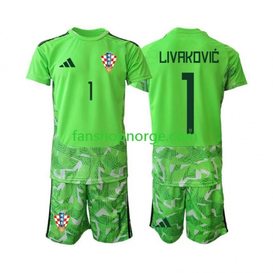 Billige Fotballdrakter Kroatia Dominik Livakovic 25 Keeper Barn Hjemmedrakt 2026-2027 Kortermet