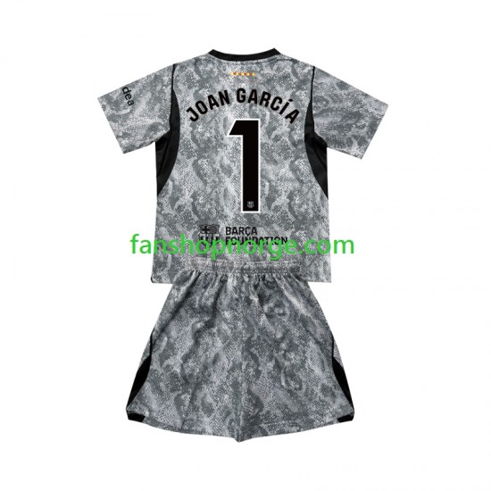 Billige Fotballdrakter FC Barcelona Joan Garcia 1 Keeper Barn Bortedrakt 2026-2027 Kortermet