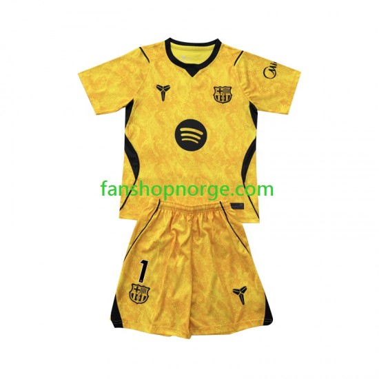 Billige Fotballdrakter FC Barcelona Joan Garcia 1 Keeper Barn Fjerdedrakt 2026-2027 Kortermet