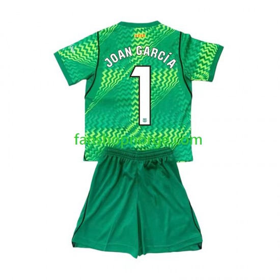 Billige Fotballdrakter FC Barcelona Joan Garcia 1 Keeper Barn Hjemmedrakt 2026-2027 Kortermet