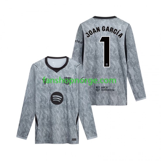 Billige Fotballdrakter FC Barcelona Joan Garcia 1 Keeper Herre Bortedrakt 2026-2027 Langermet