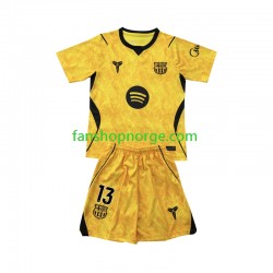 Billige Fotballdrakter FC Barcelona Wojciech Szczesny 13 Keeper Barn Fjerdedrakt 2026-2027 Kortermet